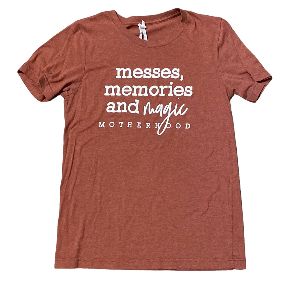 Motherhood monogramed T-shirt